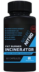 Incinerator Fat Burning Supplement with CapsimaxTM By Naturo Nitro – Designed for Weight Loss and Mental Focus – A Single, Pre-breakfast Capsule for Serious Day-long Appetite and Weight Control – Ten Clinically Proven, Fat-melting Super-stars, Including Capsimax, That Super-charges Thermogenesis, Along with Nature’s Top Six Fat-vaporizing Compounds – Two Synergistically Paired, Naturally Occurring Brain Stimulants to Calibrate Your Brain for ‘No-excuses’ Fat Loss and Mental Focus – Gives You the Eye of the Tiger and the Body of a Greek God- Weight Loss Energy Supplement for Men and Women, 60 Servings