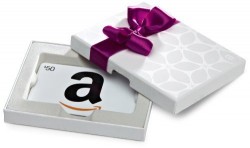 Amazon.com White Gift Card Box – $50, White Card