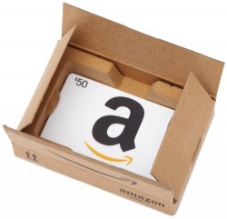 Amazon.com Smile Shipping Box – $50, White Card
