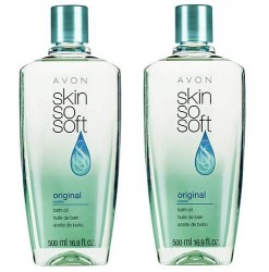 Lot of 2 Avon Skin So Soft SSS Original Bath Oil 16.9 oz ea New & Sealed!