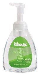 Kimberly-Clark 33949 Kleenex Green Certified Foam Hand Sanitizer, 16 oz. Pump Bottle (Case of 6)