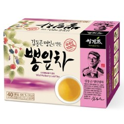 100% Wild Mulberry Leaves Tea 1g X 40 Tea Bags, Premium Korean Herb