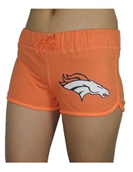 Pink Victoria’s Secret NFL Denver Broncos Womens Cotton Sports Shorts M Orange