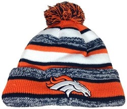 New Era On field Sport Knit Denver Broncos Game Hat Navy/Orange/White Size One Size
