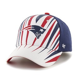 NFL New England Patriots Youth ’47 Scrambler MVP Adjustable Hat, Light Navy