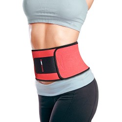 #1 Workout Waist Trimmer Belt for Men and Women – Pro Fitness Trainer Quality – Provides Back Support While Burning Belly Fat – Fully Adjustable – Helps Promote Weight Loss While Slimming Your Abs!
