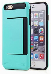 iPhone 6s Case, CellEver® Slim Wallet Case [Card Slot] Protective Smartphone Cover [Drop Protection] [Thin Fit] Premium Wallet Case with Card Holder for Apple iPhone 6 & iPhone 6s (4.7″) – Ocean Blue