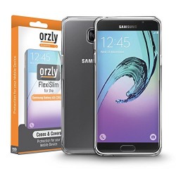 Orzly® – FlexiSlim Case for SAMSUNG GALAXY A3 2016 SmartPhone (SM-A310F Model) – Super Slim (0.35mm) Protective Phone Cover in 100% TRANSPARENT