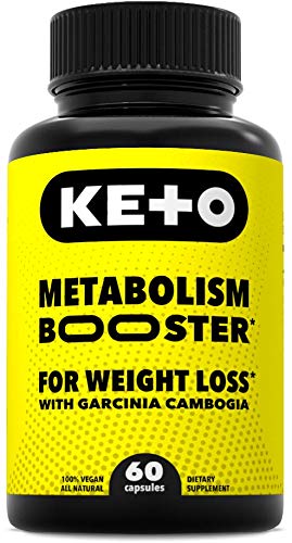 Advanced Metabolism Booster and Carb Blocker – Keto Diet Pills for Weight Loss with Raspberry Ketones and Pure Garcinia Cambogia Extract- Best Natural Fat Burner – for Men and Women – 60 Capsules