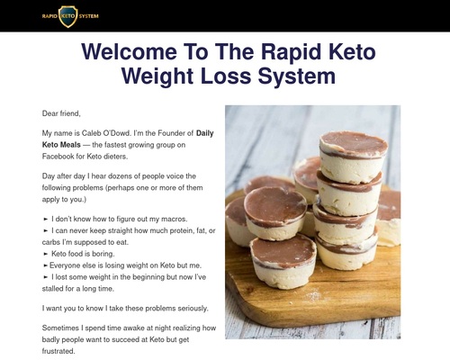 High Converting New Keto Diet Offer