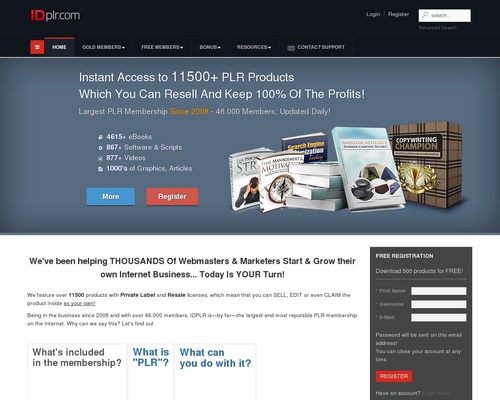 12590+ Digital PLR Products For Rebrand!