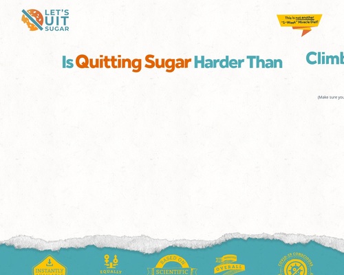 Lets Quit Sugar – New For 2021 – Diabetes & Weight Loss